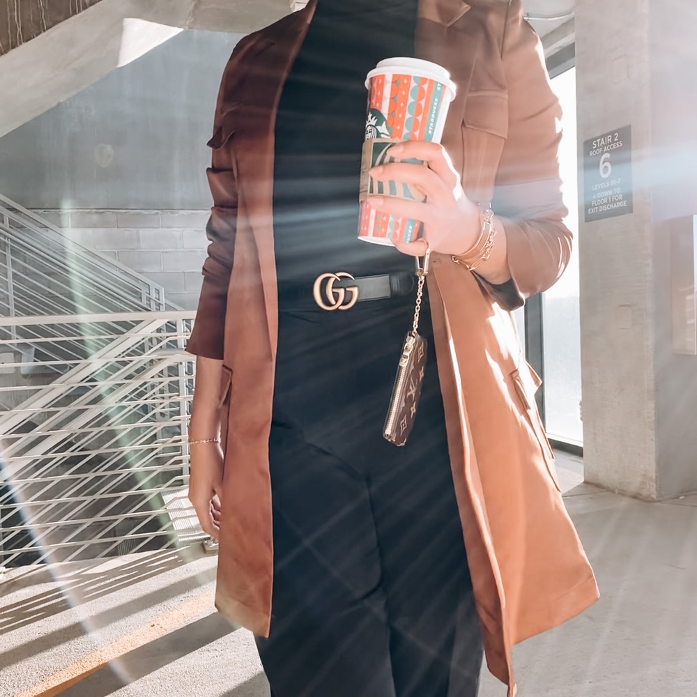 VICI Brown blazer dress